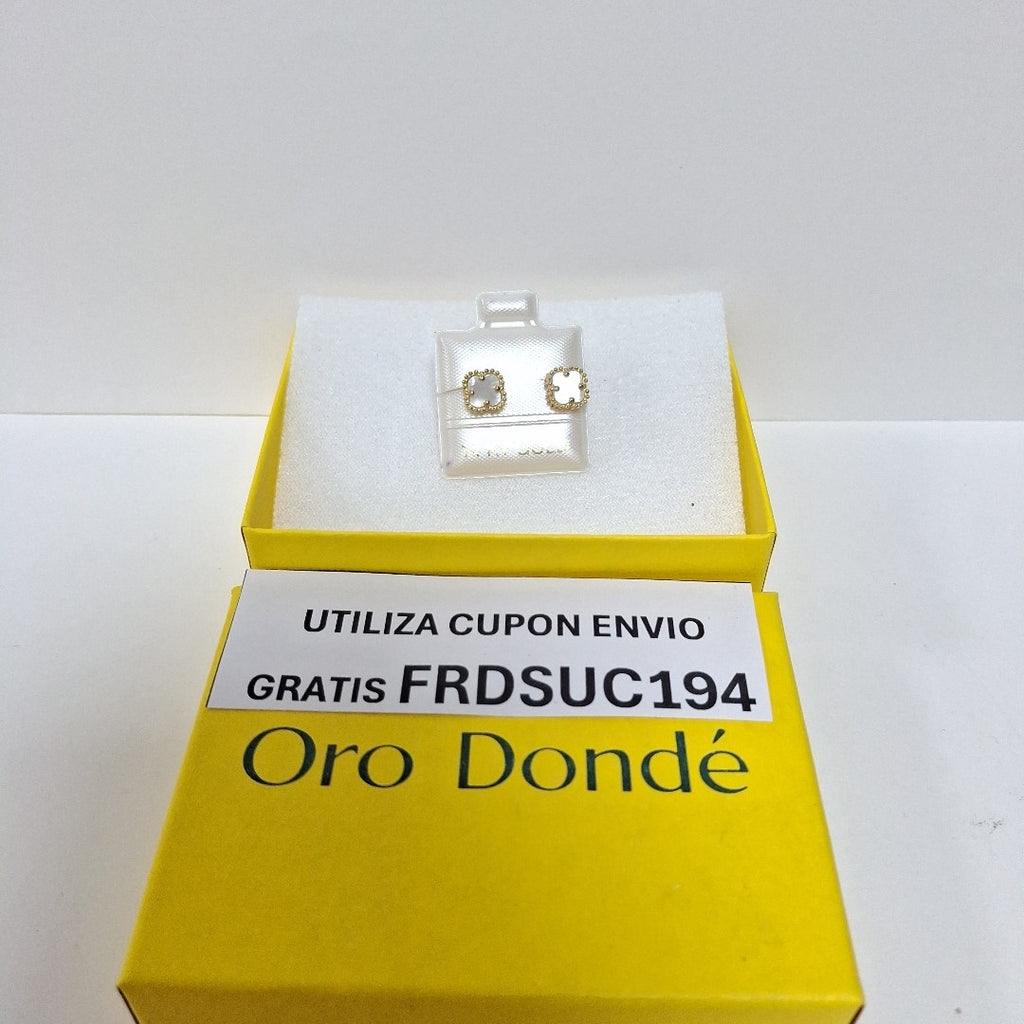 BROQUELES ORO 14K 1.4 (NUEVO)