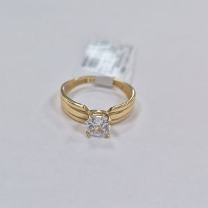 ANILLITO,SOLITARIO ORO 14 K 2,10 GRMS (SEMINUEVO)