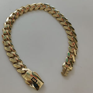PULSERA CABALLERO MONACO ORO 14K 13.1 (NUEVO)