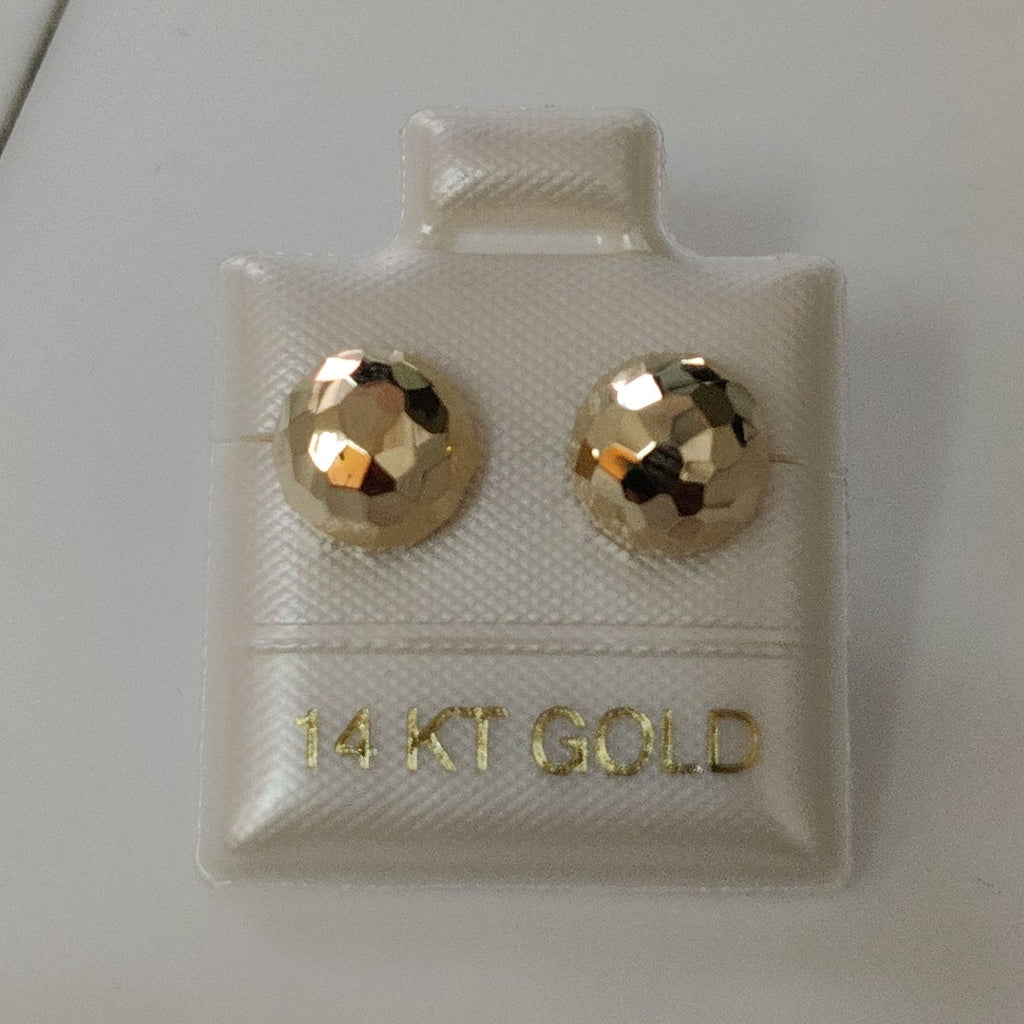 BROQUELES ORO 14K 1.2 (NUEVO)