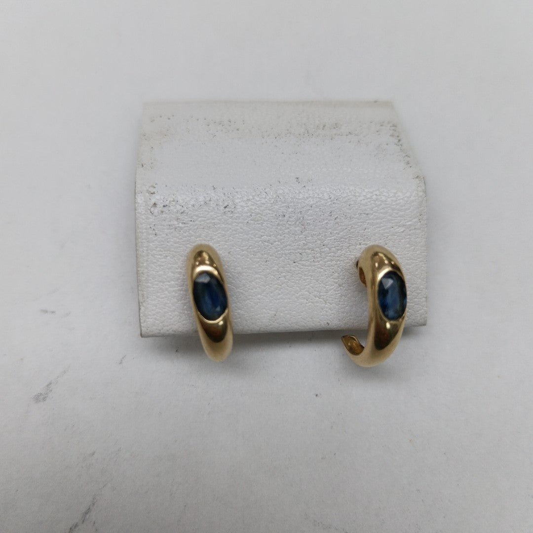 BROQUELES PAR ORO 14 K 2,20 GRMS (SEMINUEVO)