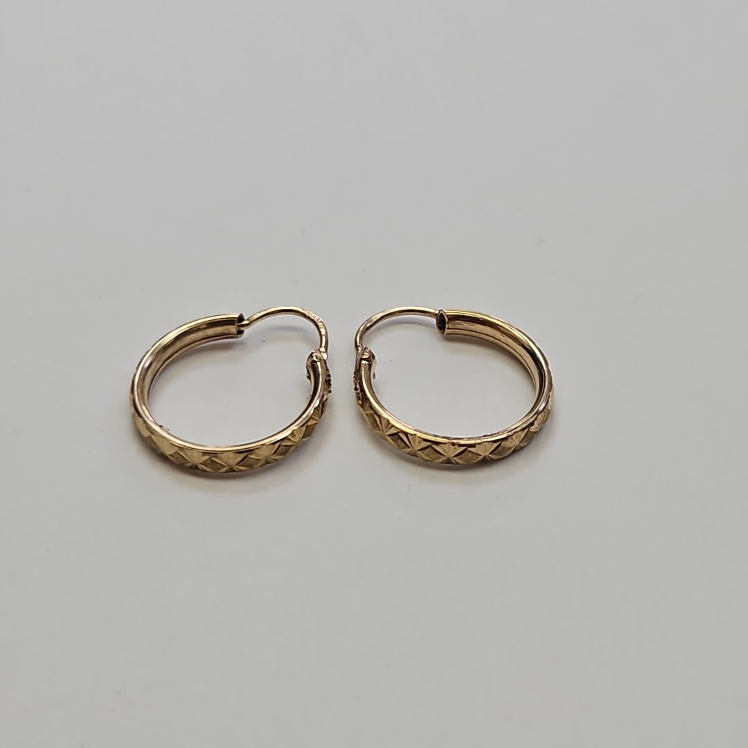 ARRACADAS PAR ORO 14 K 1.2 GRMS (SEMINUEVO)