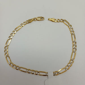 PULSERA 3X1 14K 21 CM 4.6 GR (NUEVO)