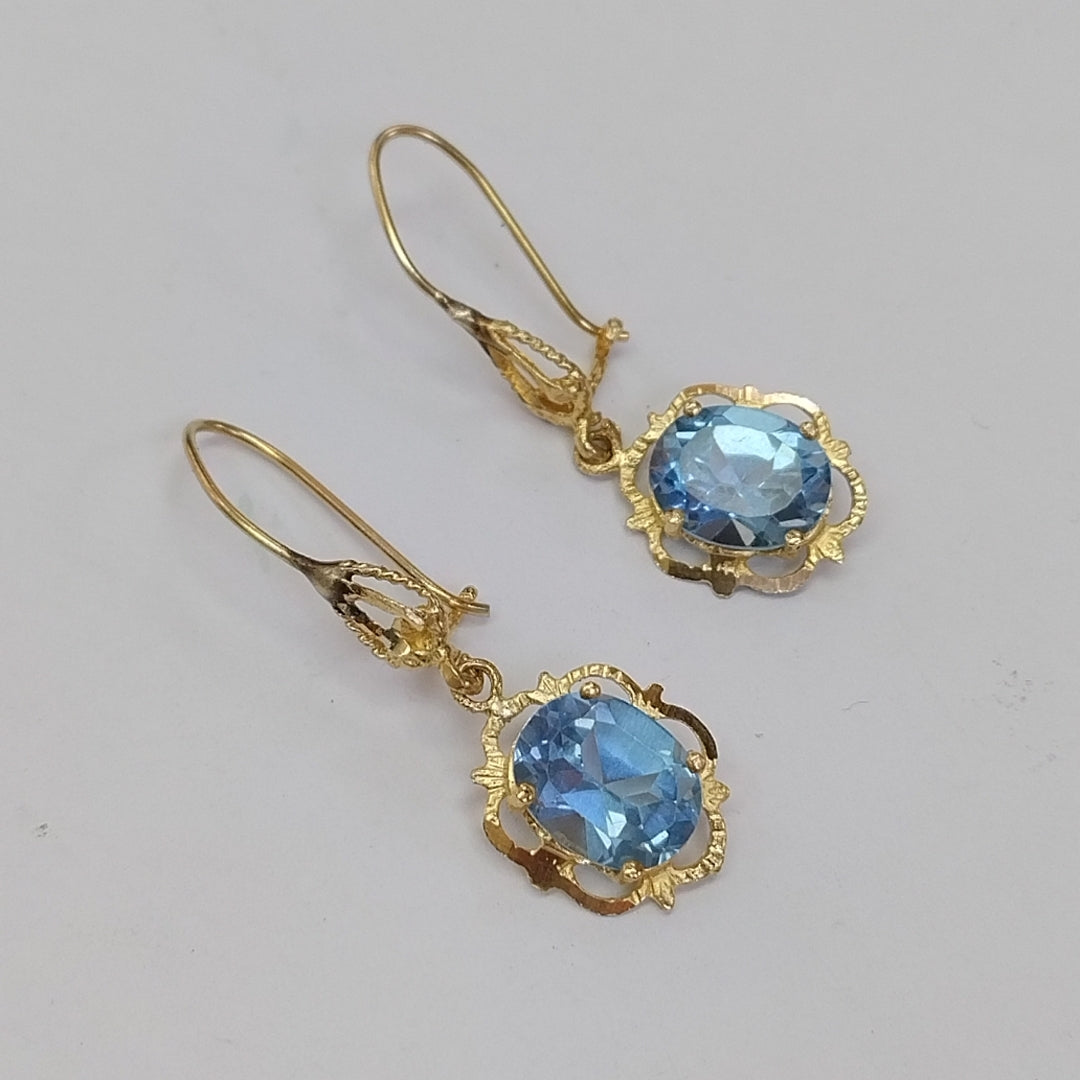 ARETES PAR ORO 14 K 3,30 GRMS (SEMINUEVO)