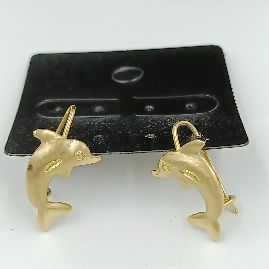 ARETES PAR ORO 10 K 1,40 GRMS (SEMINUEVO)