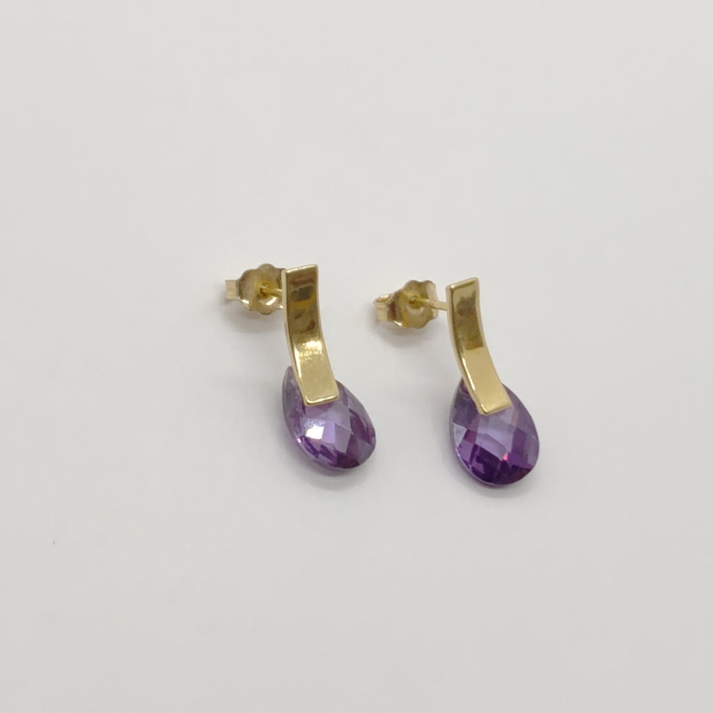 ARETES PAR ORO 14 K 2 GRMS (SEMINUEVO)