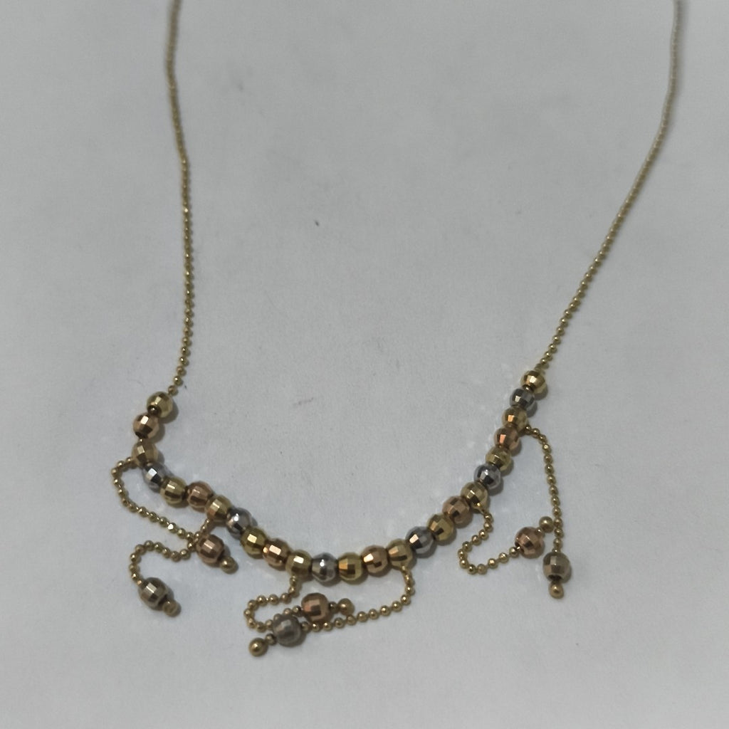 COLLAR ORO COMBINADO 14 K 4,60 GRMS (SEMINUEVO)