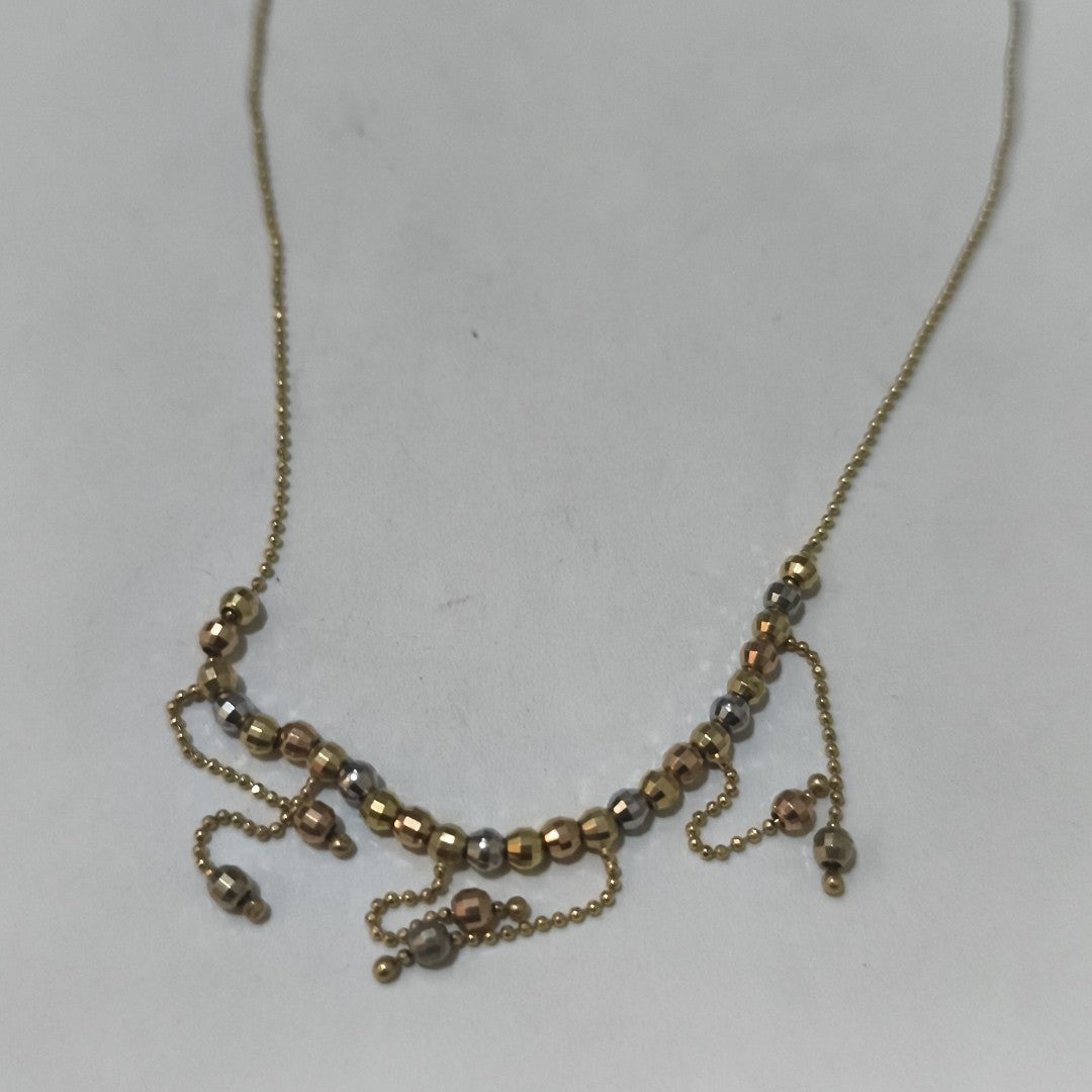 COLLAR ORO COMBINADO 14 K 4,60 GRMS (SEMINUEVO)