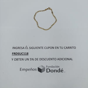 PULSERA ORO 14 K 1.7 GRMS (SEMINUEVO)