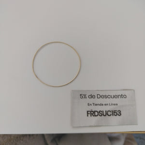 SEMANARIO DE PULSERAS ORO 8 K 2.7 GRMS (SEMINUEVO)