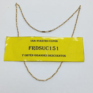 CADENA ORO 18 K 7,00 GRMS (SEMINUEVO)