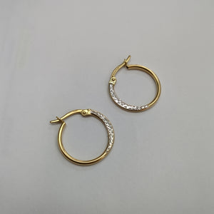 ARRACADAS PAR ORO 14 K 1.1 GRMS (SEMINUEVO)