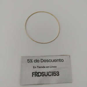SEMANARIO DE PULSERAS ORO 8 K 2.6 GRMS (SEMINUEVO)