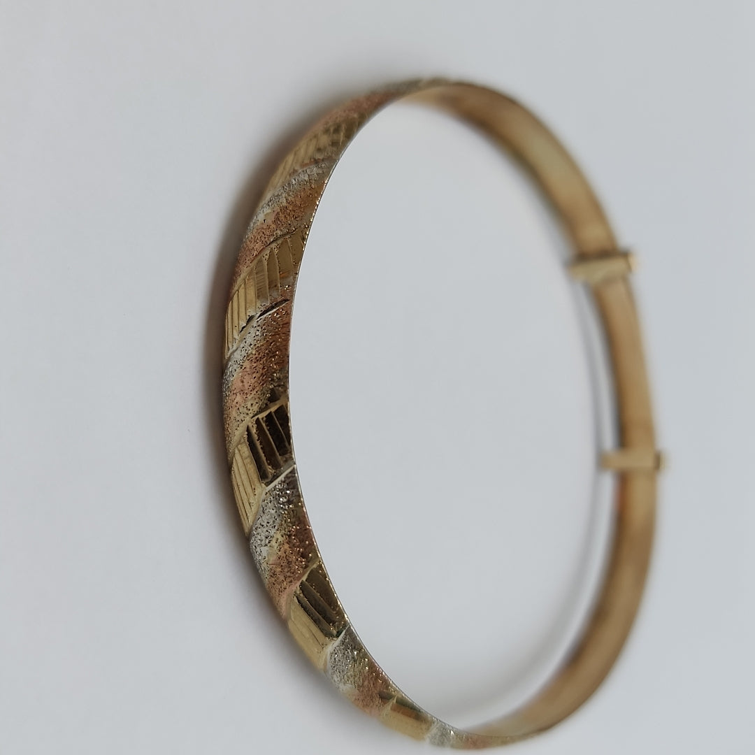PULSERA RIGIDA ORO 10 K 6.4 GRMS (SEMINUEVO)