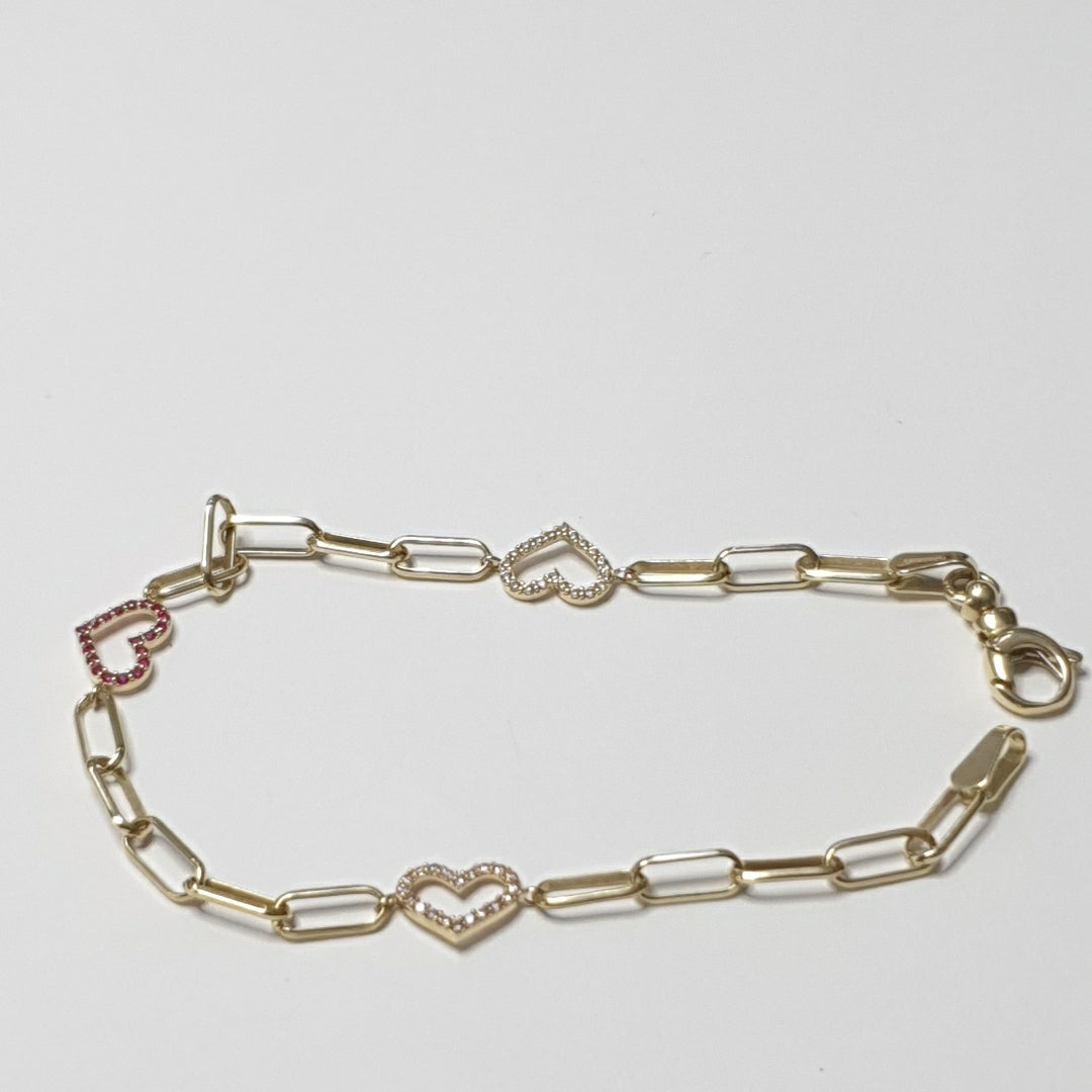 PULSERAS DAMA ORO 14K 3.2 (NUEVO)