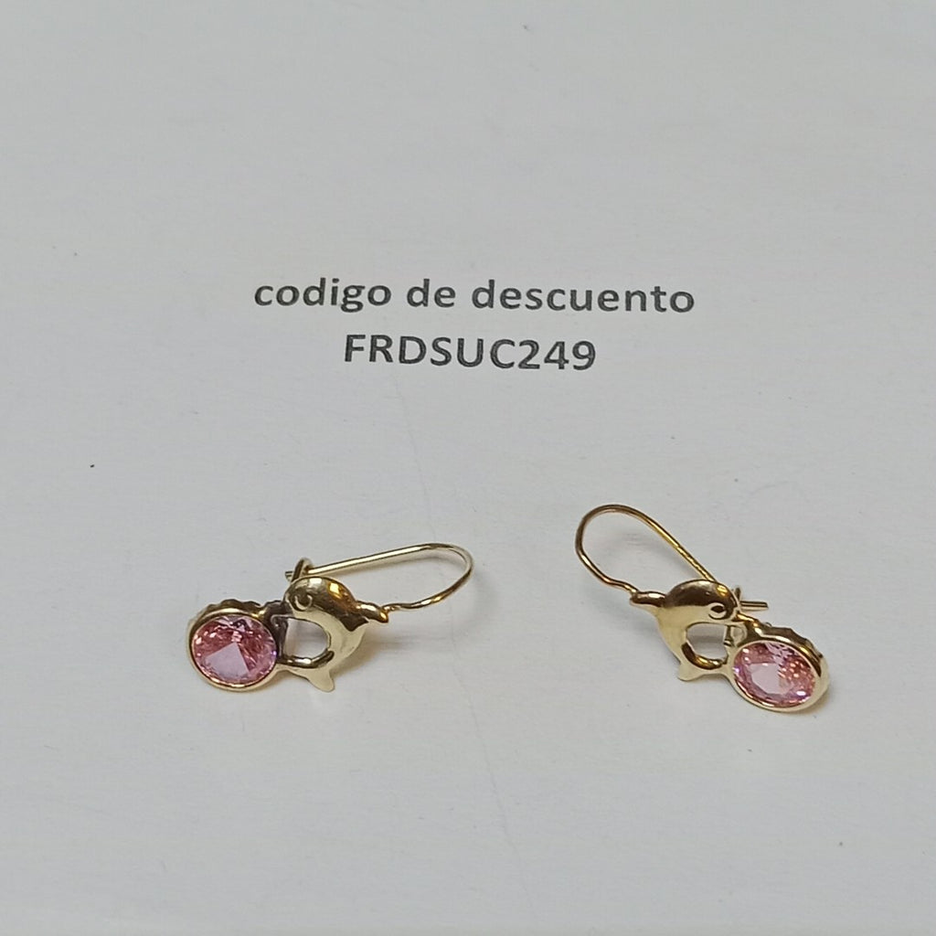 ARETES PAR ORO 10 K 1 GRMS (SEMINUEVO)