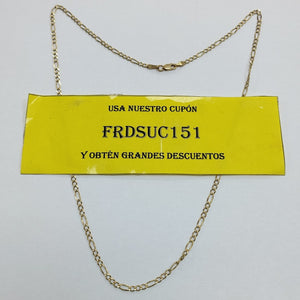 CADENA ORO 14 K 4.2 GRMS (SEMINUEVO)