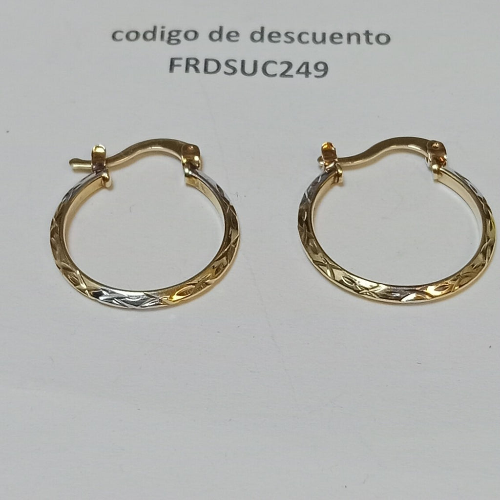 ARRACADAS PAR ORO 10 K 1,60 GRMS (SEMINUEVO)