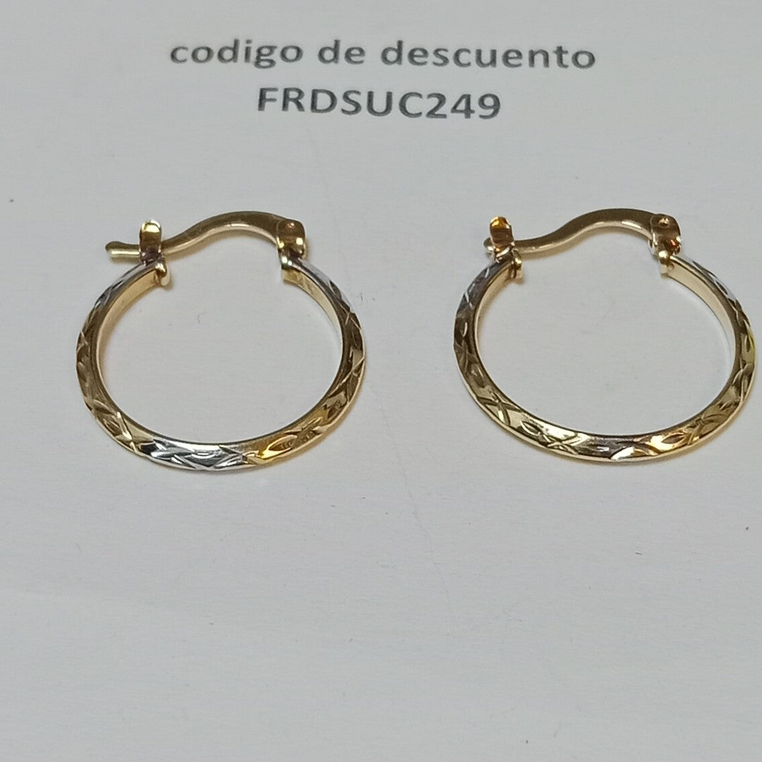 ARRACADAS PAR ORO 10 K 1,60 GRMS (SEMINUEVO)