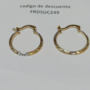 ARRACADAS PAR ORO 10 K 1,60 GRMS (SEMINUEVO)