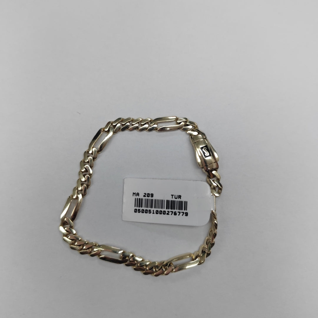PULSERA MONACO ORO 14K 5.1 (NUEVO)