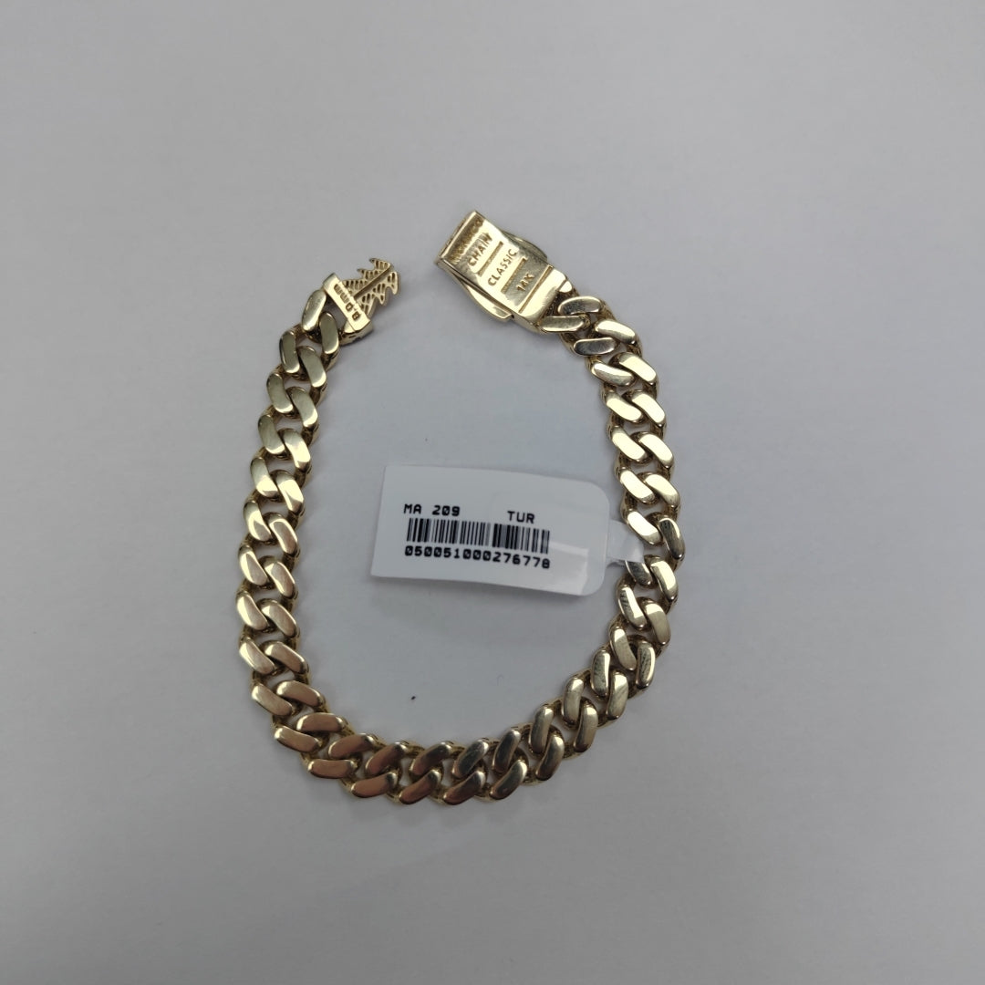 PULSERA MONACO ORO 14K 10.4 (NUEVO)