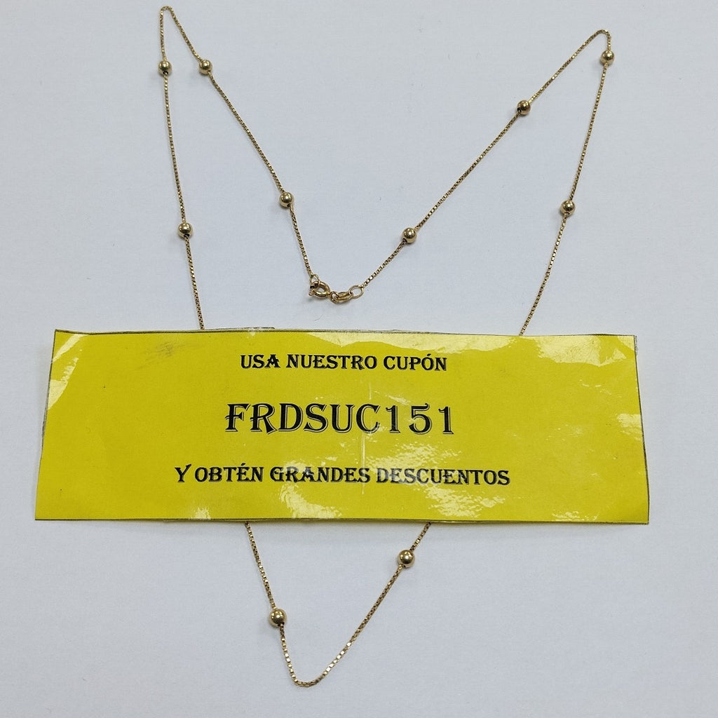 CADENA ORO 14 K 4.2 GRMS (SEMINUEVO)