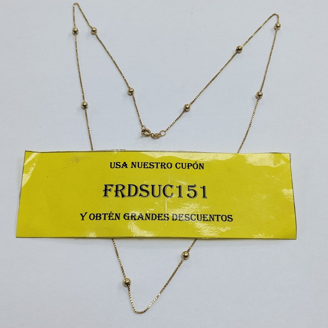 CADENA ORO 14 K 4.2 GRMS (SEMINUEVO)