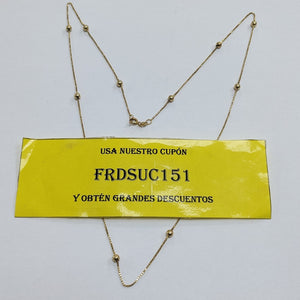 CADENA ORO 14 K 4.2 GRMS (SEMINUEVO)
