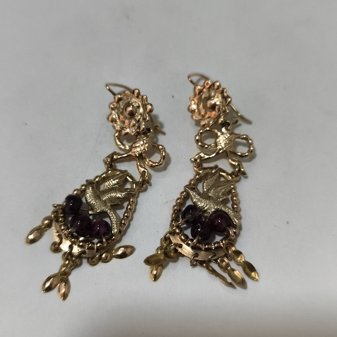 ARETES PAR ORO 10 K 6.8 GRMS (SEMINUEVO)