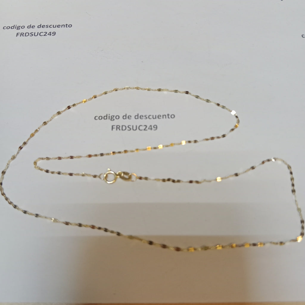 CADENA ORO 10 K 0.6 GRMS (SEMINUEVO)