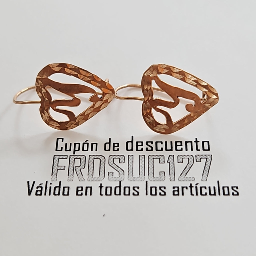 ARETES PAR ORO 10 K 0,90 GRMS (SEMINUEVO)