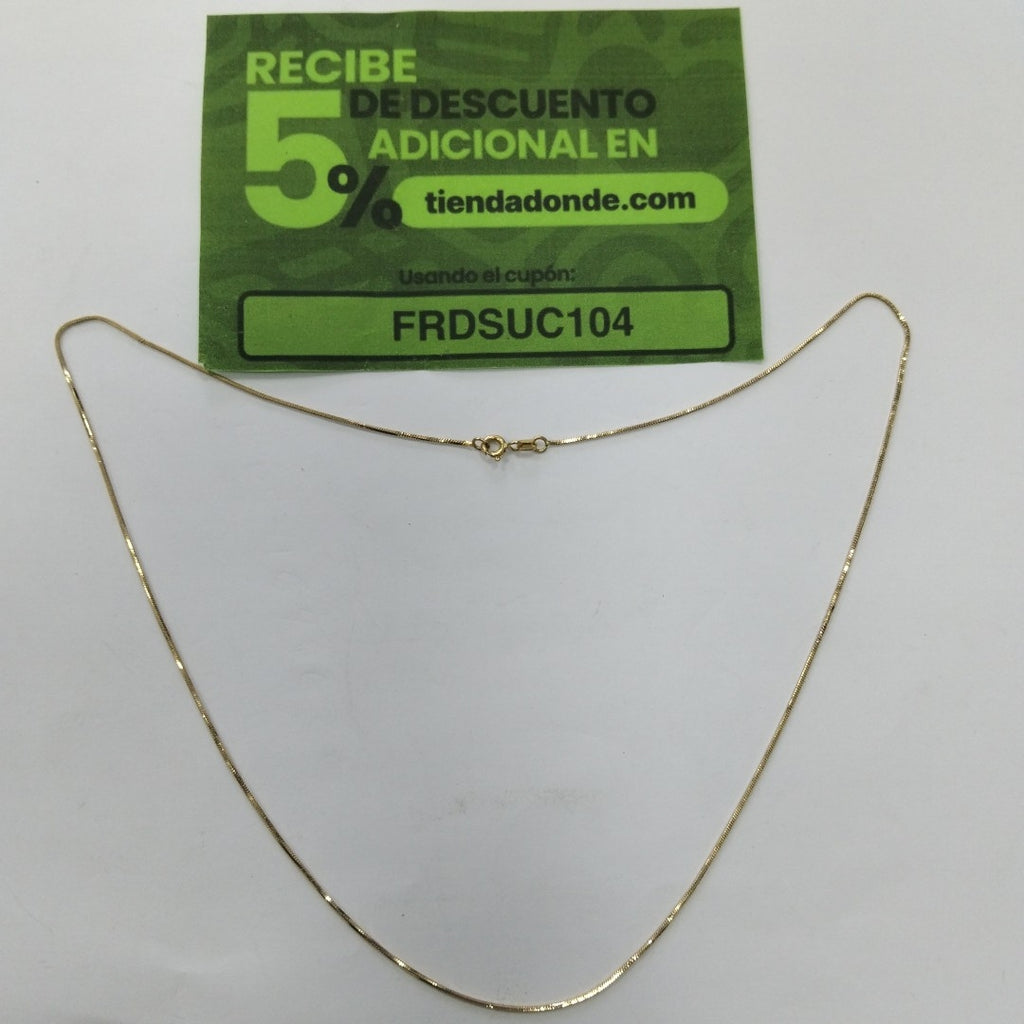 GARGANTILLA ORO 14 K 3.7 GRMS (SEMINUEVO)