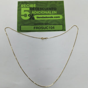 GARGANTILLA ORO 14 K 3.7 GRMS (SEMINUEVO)