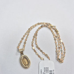 CADENA, DIJE ORO 10 K 1.7 GRMS (SEMINUEVO)