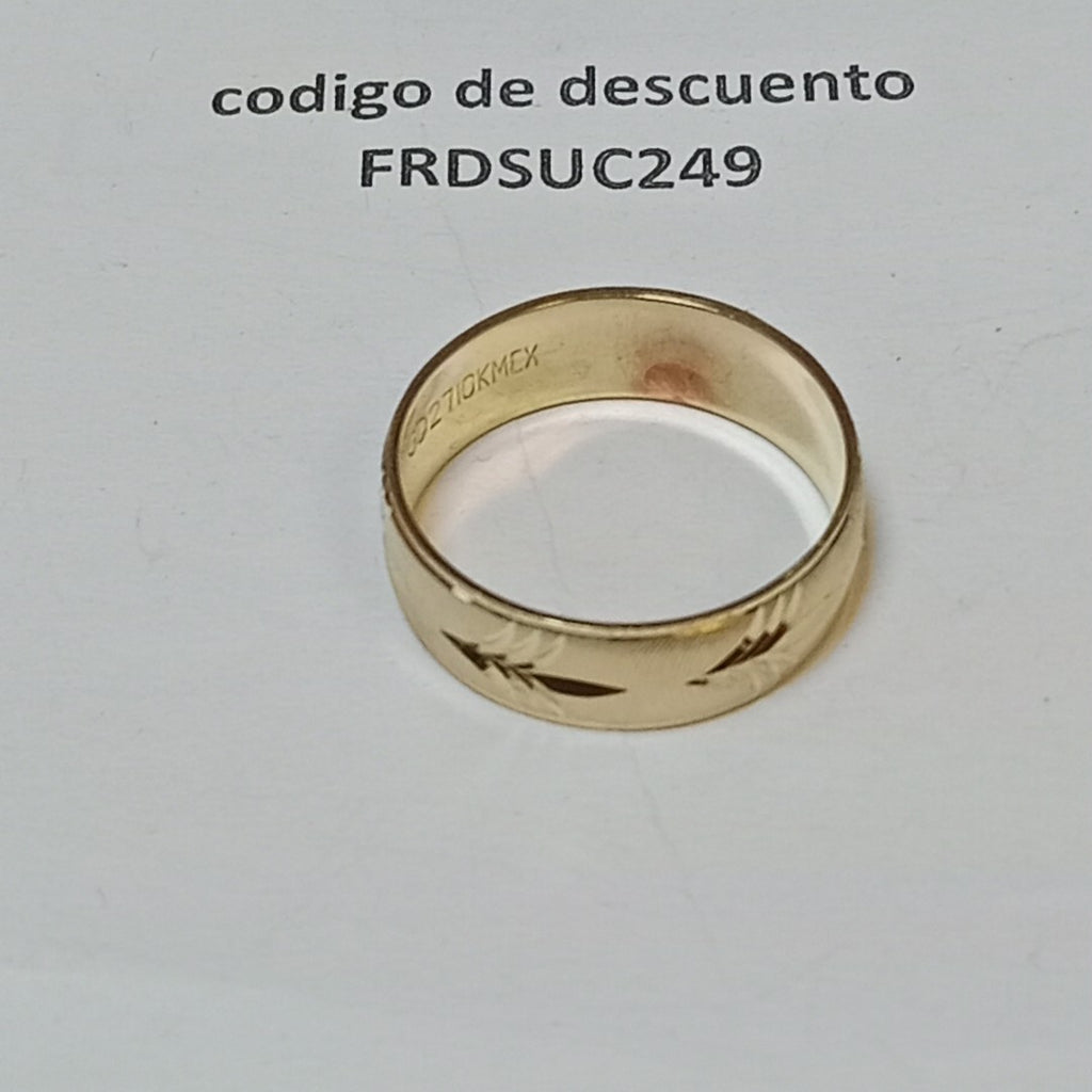 ARGOLLA ORO 10 K 2,40 GRMS (SEMINUEVO)