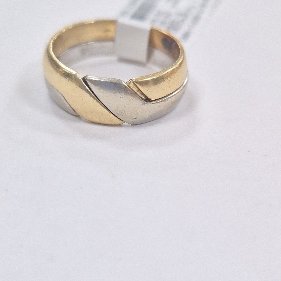 ANILLO ORO,ORO BLANCO 14 K 4,90 GRMS (SEMINUEVO)