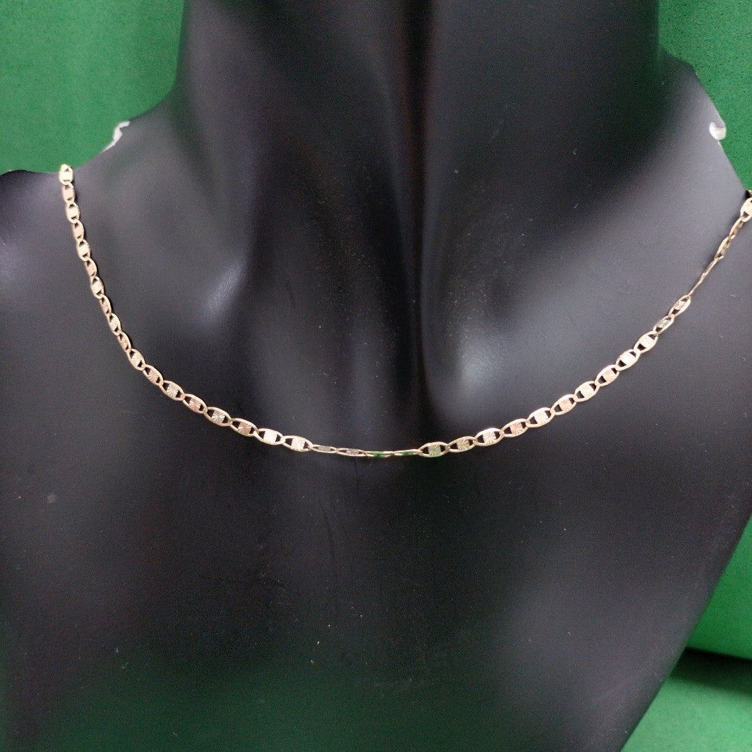 CADENA ORO, RODIADO 10 K 2.3 GRMS (SEMINUEVO)