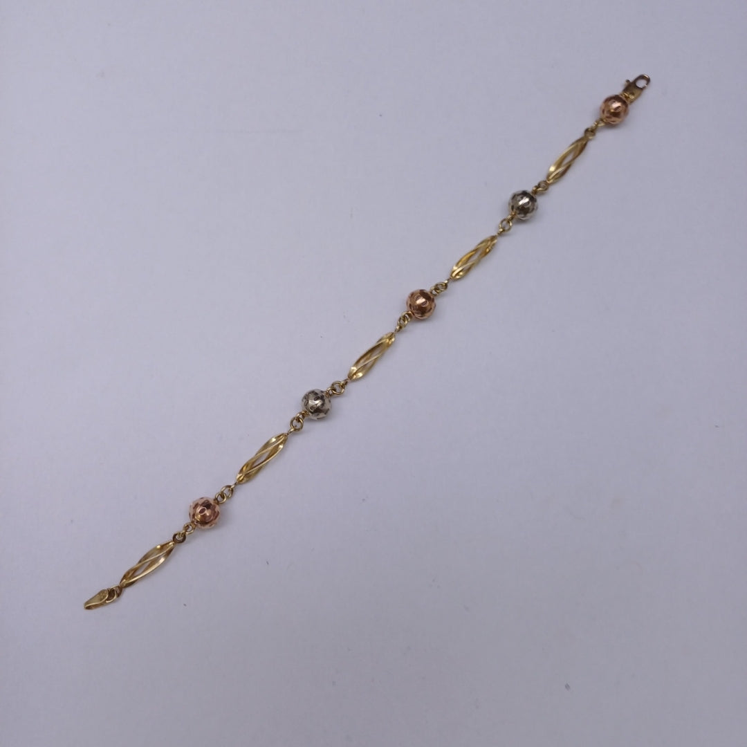 PULSERA ORO 14 K 5.7 GRMS (SEMINUEVO)
