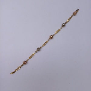 PULSERA ORO 14 K 5.7 GRMS (SEMINUEVO)