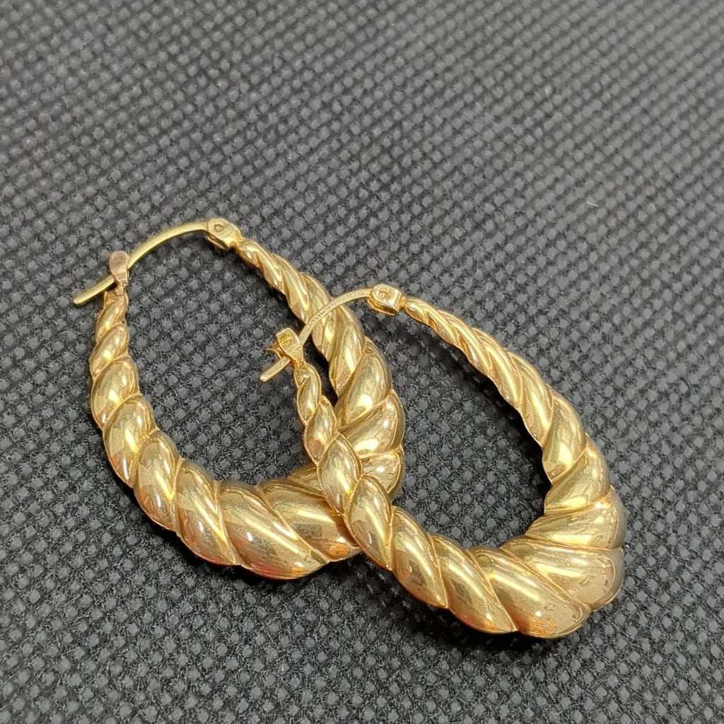 ARRACADAS PAR ORO 14 K 3,90 GRMS (SEMINUEVO)