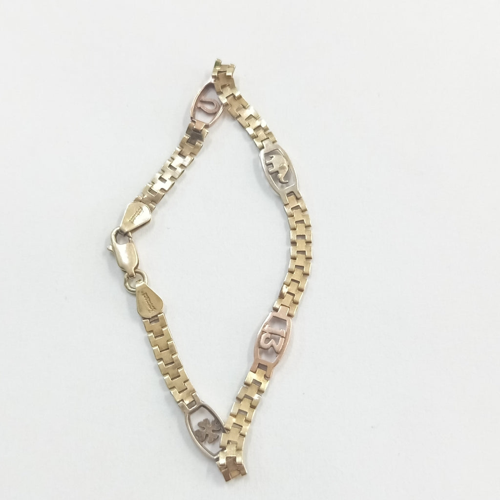 PULSERA ORO 10 K 4.5 GRMS (SEMINUEVO)