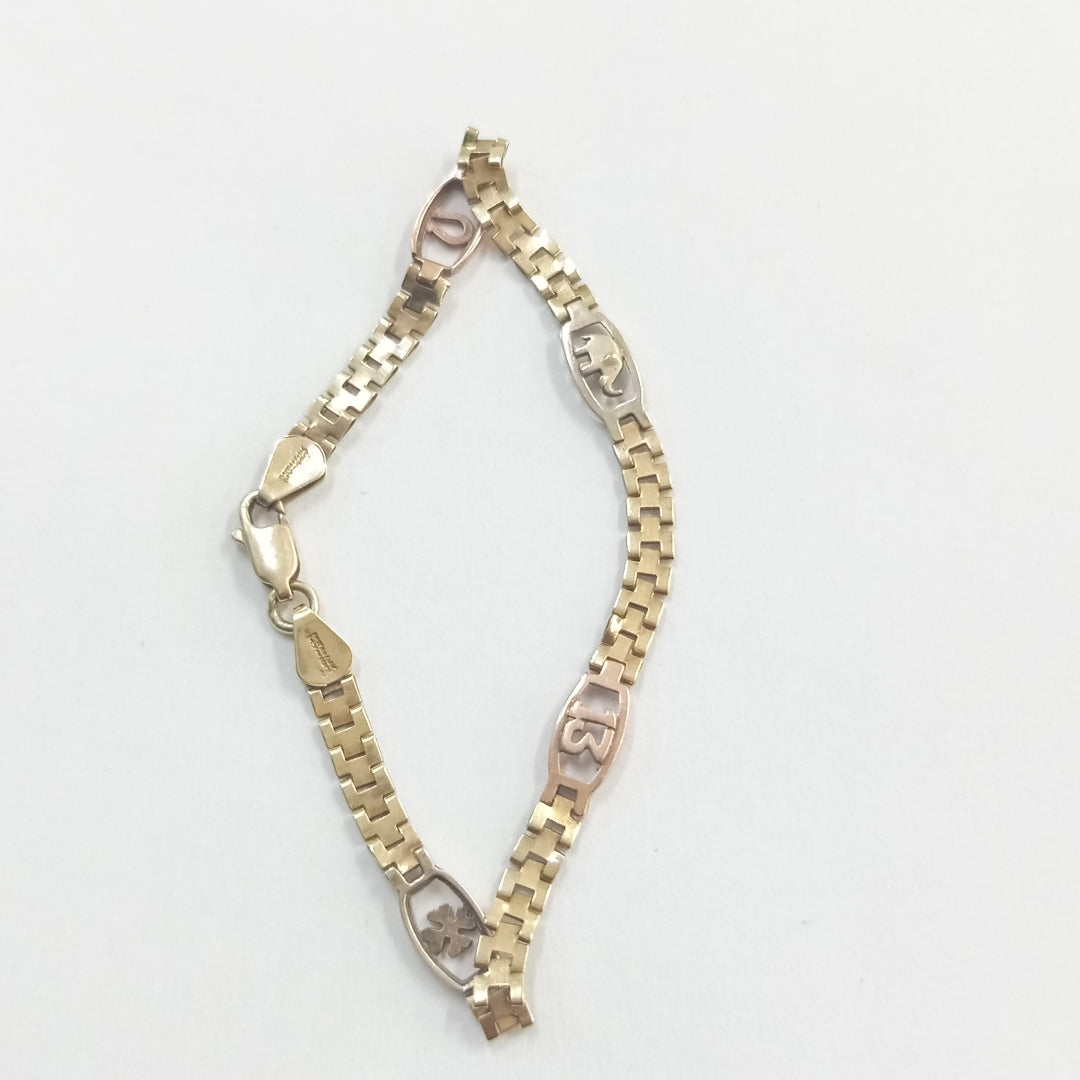 PULSERA ORO 10 K 4.5 GRMS (SEMINUEVO)