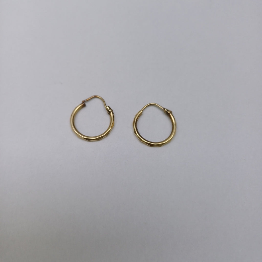 ARRACADAS PAR ORO 14 K 0.9 GRMS (SEMINUEVO)