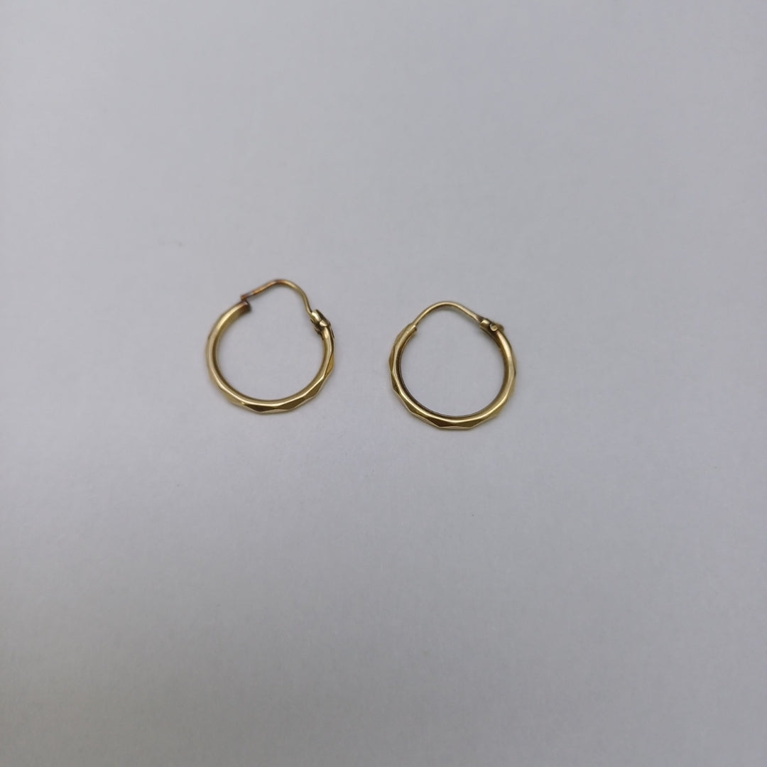 ARRACADAS PAR ORO 14 K 0.9 GRMS (SEMINUEVO)