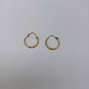 ARRACADAS PAR ORO 14 K 0.9 GRMS (SEMINUEVO)