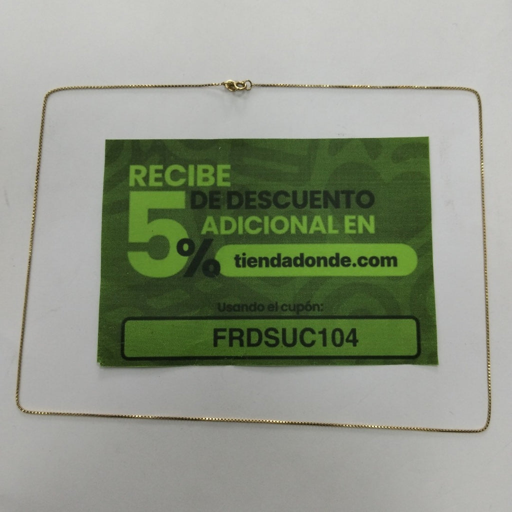 CADENA ORO 14 K 2 GRMS (SEMINUEVO)