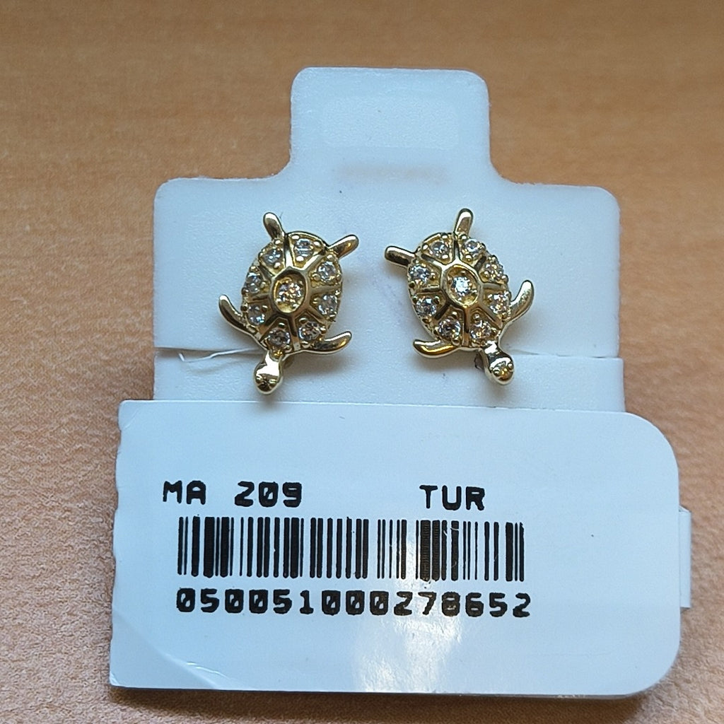 BROQUELES ORO 14K 1.2 (NUEVO)