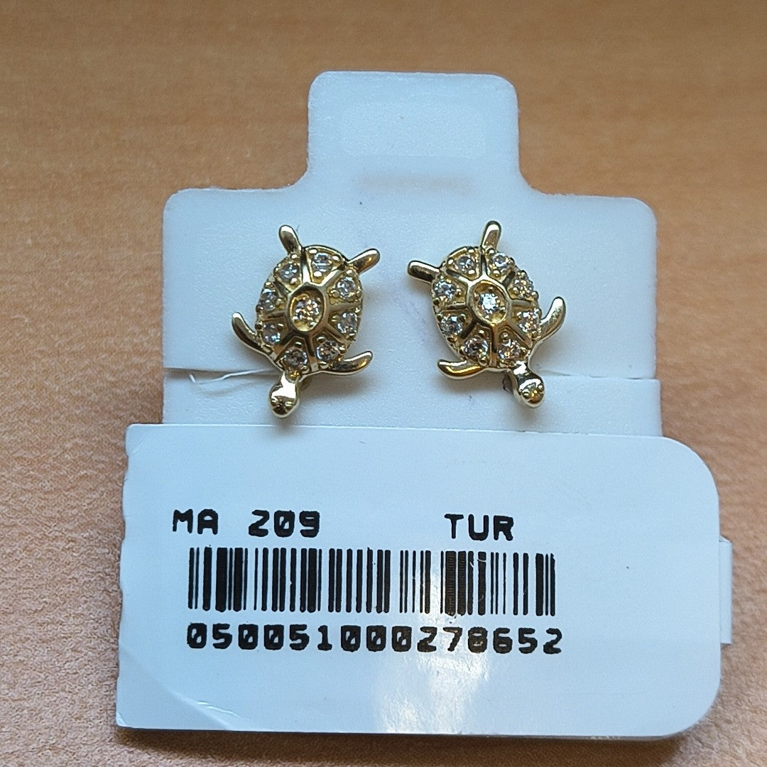 BROQUELES ORO 14K 1.2 (NUEVO)