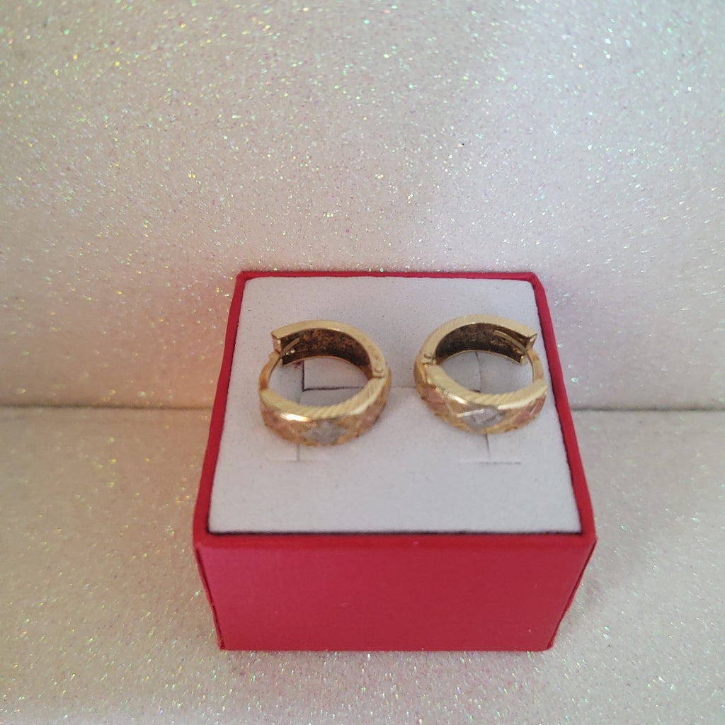 ARRACADAS PAR ORO 14 K 2 GRMS (SEMINUEVO)